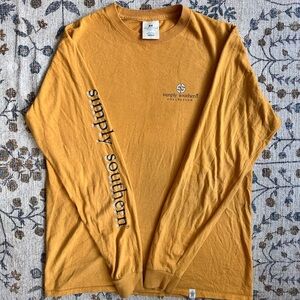 Simply Southern “Bee Kind” Mustard Yellow Long-Sleeve